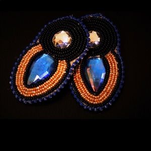 Hand Beaded Earrings